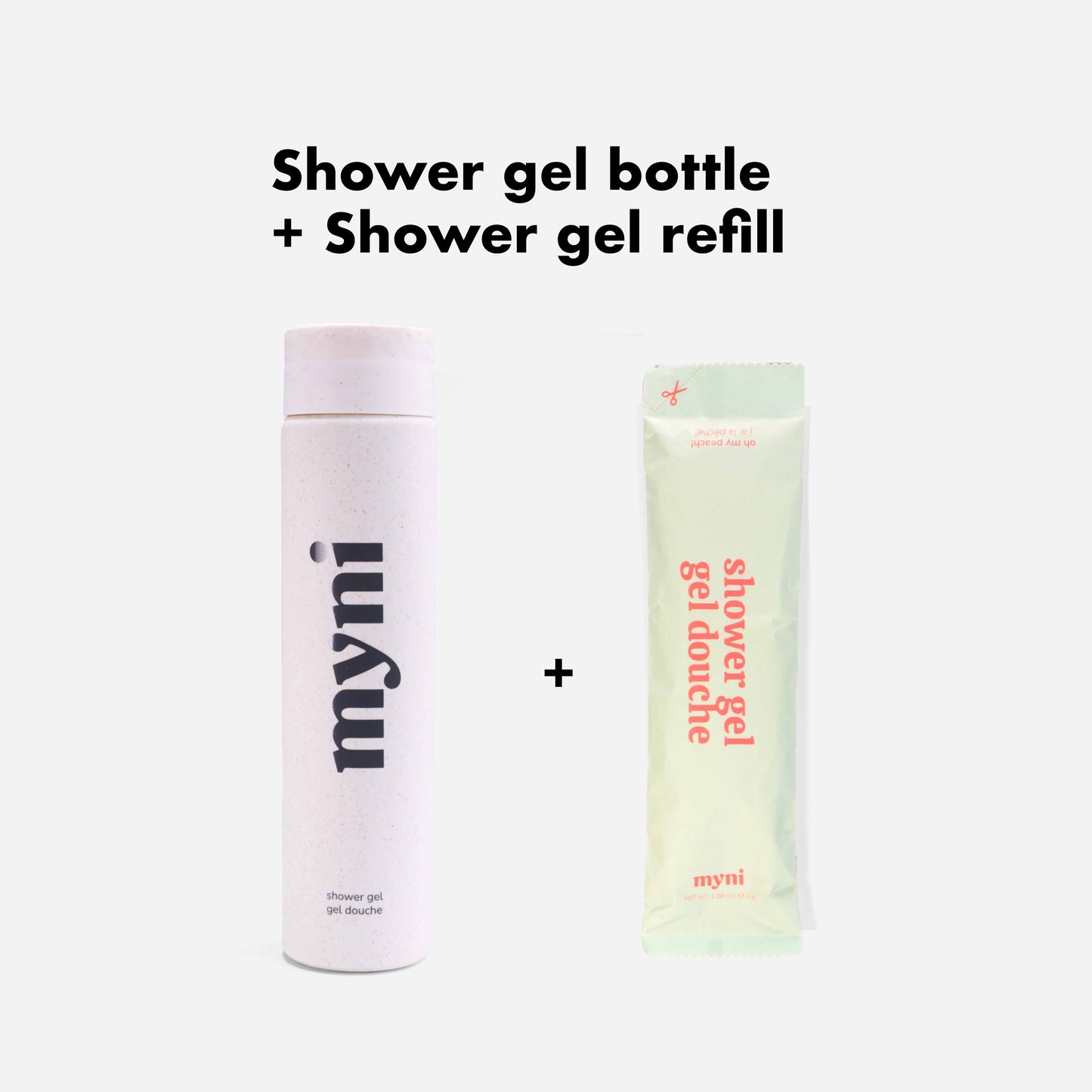 Shower Gel bottle + Free Refill